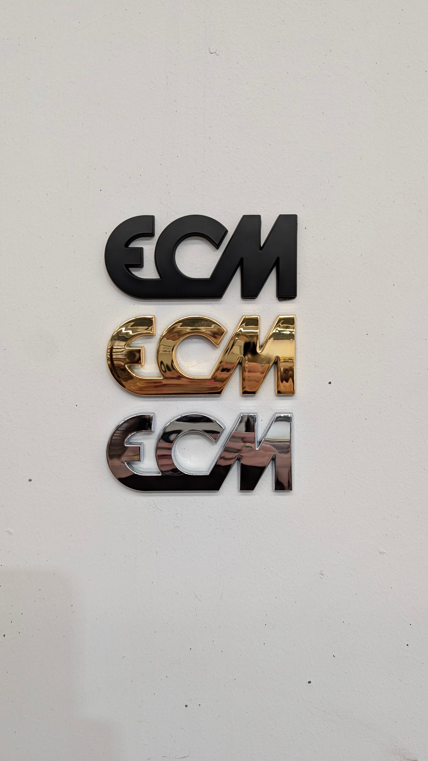 ECM Car Badges